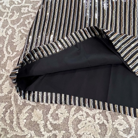 NWT CeCe Sequin Stripe Slip Dress - Picture 12 of 16